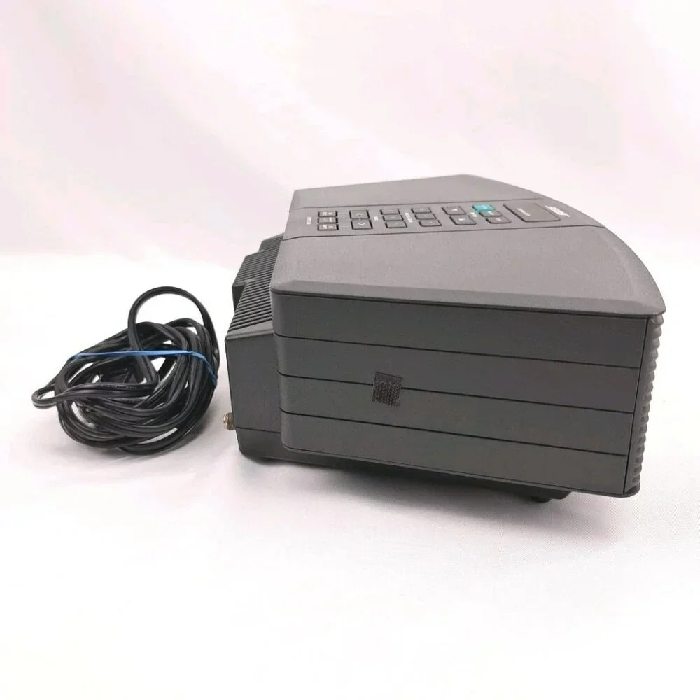 Bose Wave Radio AM/FM Clock Alarm Black Tested Working No Remote - Picture 6 of 16